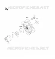 MOYEU ARRIERE/FREIN pour Kawasaki TERYX 750 FI 4X4 LE