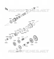 TRANSMISSION pour Kawasaki TERYX 750 FI 4X4 LE