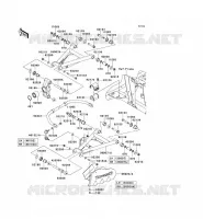 SUSPENSION ARRI&Egrave;RE pour Kawasaki TERYX 750 FI 4X4 SPORT