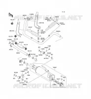 &Eacute;CHAPPEMENT pour Kawasaki TERYX 750 FI 4X4 SPORT