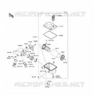 FILTRE A AIR pour Kawasaki TERYX 750 FI 4X4 SPORT