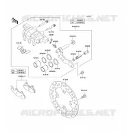 FREIN AVANT pour Kawasaki TERYX 750 FI 4X4 SPORT