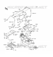 PROTECTION/CHASSIS CAB pour Kawasaki TERYX 750 FI 4X4 SPORT