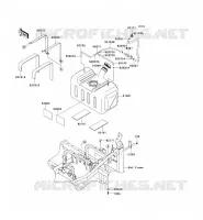 RESERVOIR CARBURANT pour Kawasaki TERYX 750 FI 4X4 SPORT