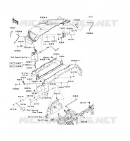 GARDE BOUE AVANT pour Kawasaki TERYX 750 FI 4X4 SPORT