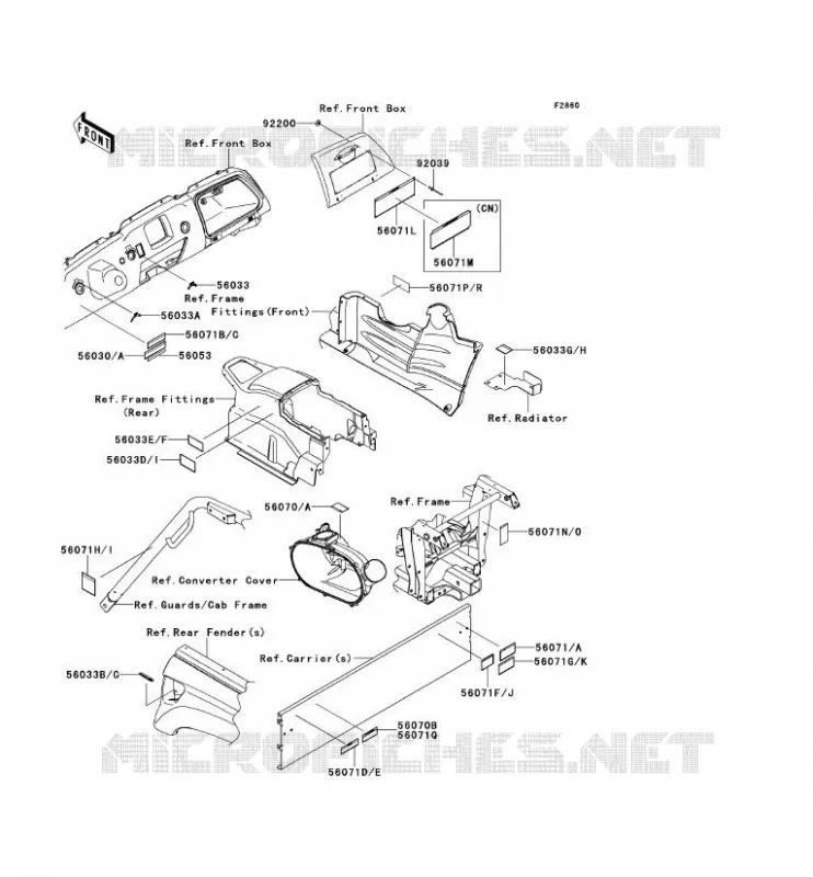 LABEL Kawasaki SSV 750 2013 TERYX 750 FI 4X4 SPORT  KRF750SDF
