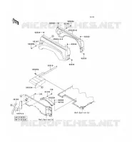 GARDE BOUE ARRI&Egrave;RE pour Kawasaki TERYX 750 FI 4X4 LE