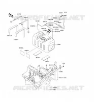RESERVOIR CARBURANT pour Kawasaki TERYX 750 FI 4X4 LE