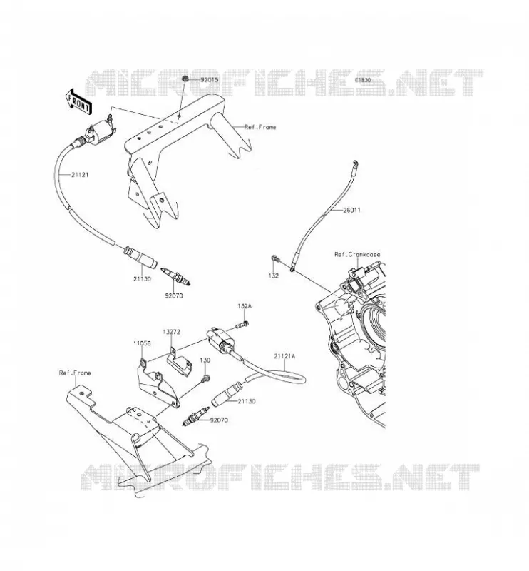 SYSTEME D&acute;ALLUMAGE Kawasaki SSV 800 2014 TERYX  KRF800CEF