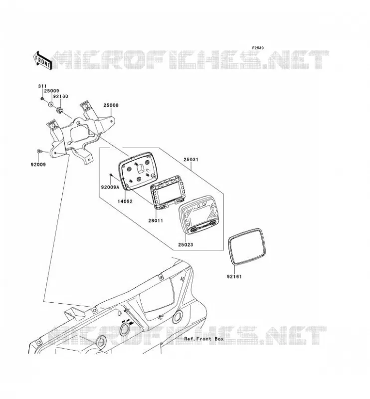 COMPTEURS Kawasaki SSV 750 2012 TERYX 4 750 4X4 EPS LE  KRT750CCF