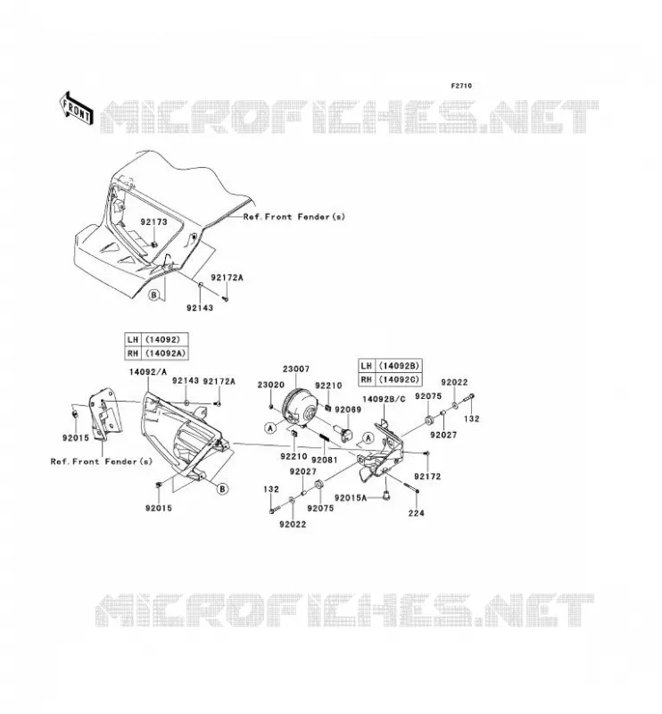 OPTIQUE(S) Kawasaki SSV 750 2012 TERYX 4 750 4X4 EPS LE  KRT750CCF