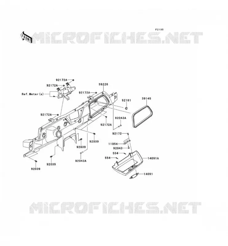 BOITE AVANT Kawasaki SSV 750 2012 TERYX 4 750 4X4 EPS LE  KRT750CCF