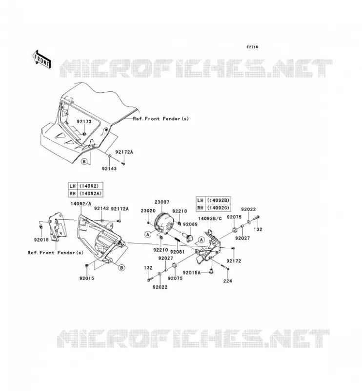 OPTIQUE(S) Kawasaki SSV 750 2012 TERYX 4 750 4X4 EPS LE  KRT750CCF