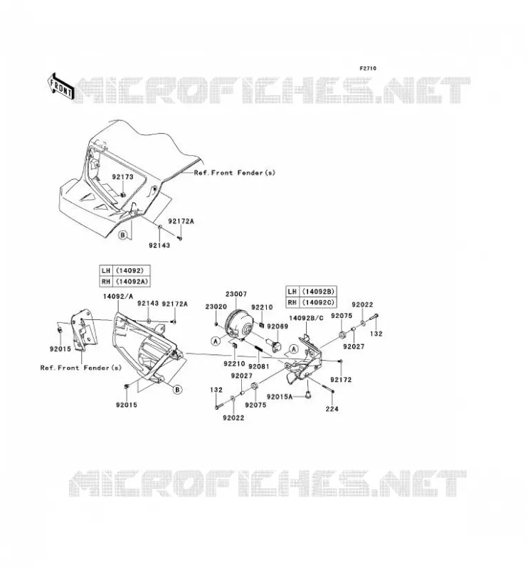 OPTIQUE(S) Kawasaki SSV 750 2012 TERYX 4 750 4X4 EPS  KRT750DCF
