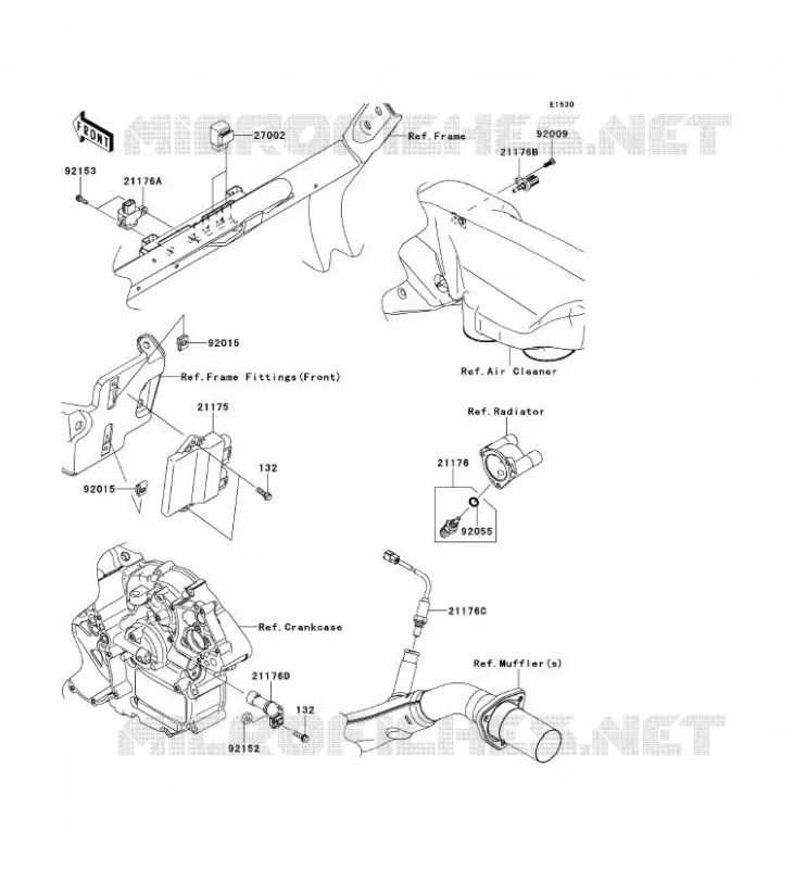INJECTION CARBURANT Kawasaki SSV 800 2014 TERYX 4  KRT800CEF
