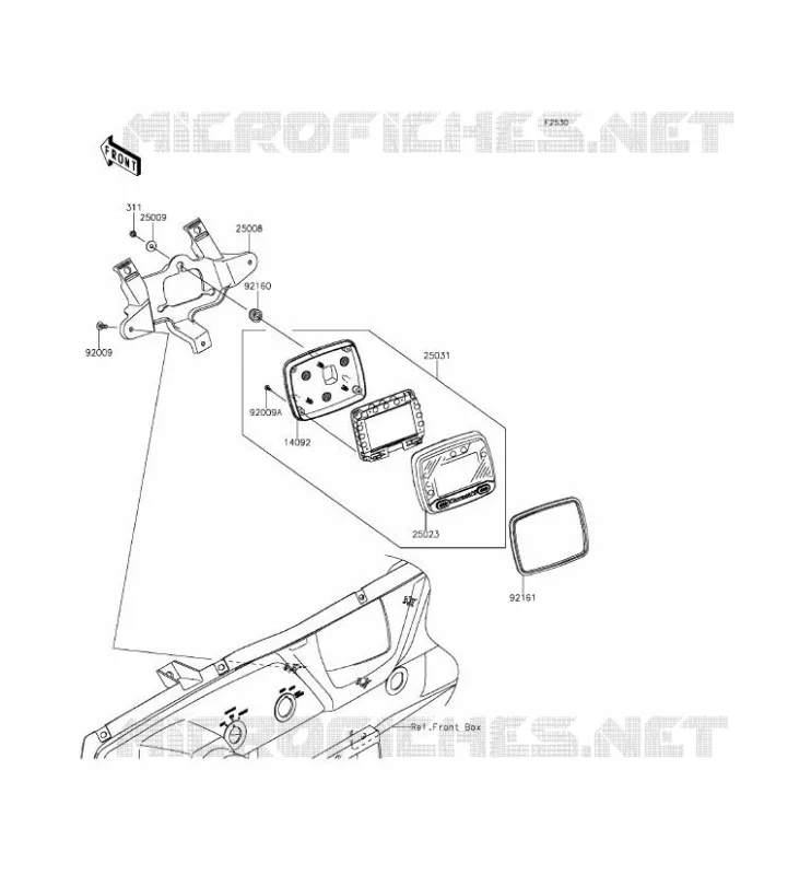 COMPTEURS Kawasaki SSV 800 2015 TERYX 4  KRT800CFF