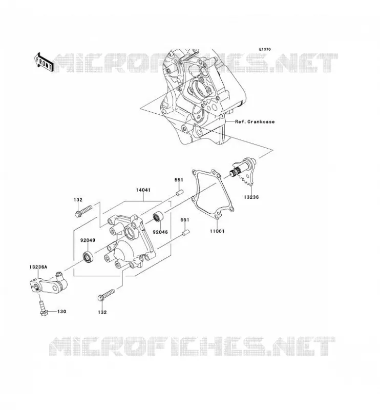 SELECTEUR Kawasaki SSV 800 2014 TERYX 4  KRT800DEF