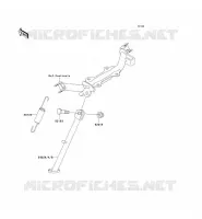 BEQUILLES pour Kawasaki KLX110