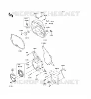 COUVERCLES MOTEUR pour Kawasaki KLX110