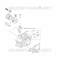 CYLINDRE/PISTON pour Kawasaki KLX110