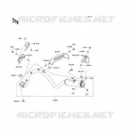 &Eacute;CHAPPEMENT pour Kawasaki KLX110
