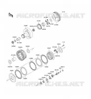 EMBRAYAGE pour Kawasaki KLX110