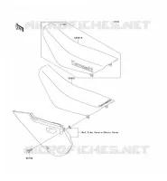 SELLE pour Kawasaki KLX110