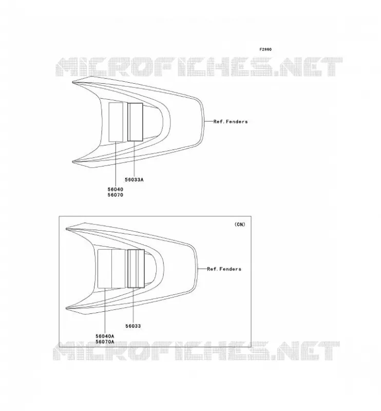 LABEL Kawasaki TOUT-TERRAIN 110 2003 KLX110  KLX110-A2
