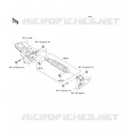 AMORTISSEUR pour Kawasaki KLX110