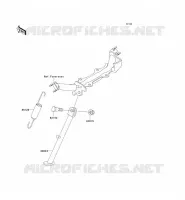 BEQUILLES pour Kawasaki KLX110