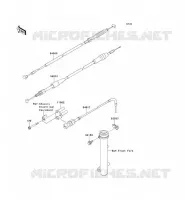 CABLES pour Kawasaki KLX110