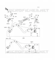 &Eacute;CHAPPEMENT pour Kawasaki KLX110