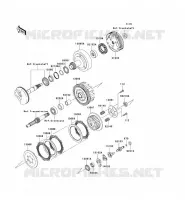 EMBRAYAGE pour Kawasaki KLX110