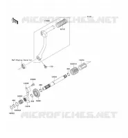MECANISME DE KICK pour Kawasaki KLX110