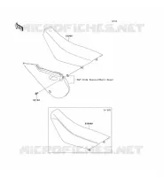 SELLE pour Kawasaki KLX110