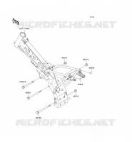 SUPPORT MOTEUR pour Kawasaki KLX110