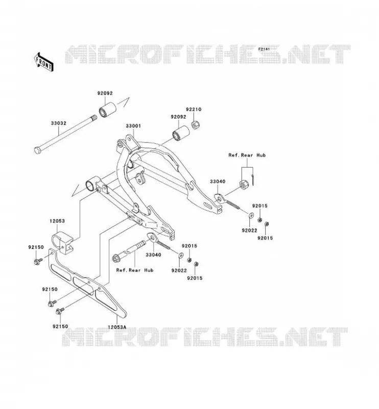 BRAS OSCILLANT Kawasaki TOUT-TERRAIN 110 2007 KLX110  KLX110A7F