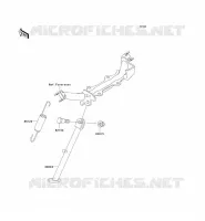 BEQUILLES pour Kawasaki KLX110