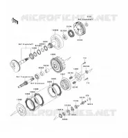 EMBRAYAGE pour Kawasaki KLX110