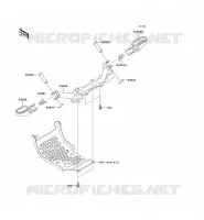 REPOSE PIED pour Kawasaki KLX110