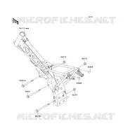 SUPPORT MOTEUR pour Kawasaki KLX110