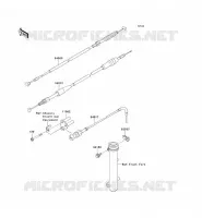 CABLES pour Kawasaki KLX110