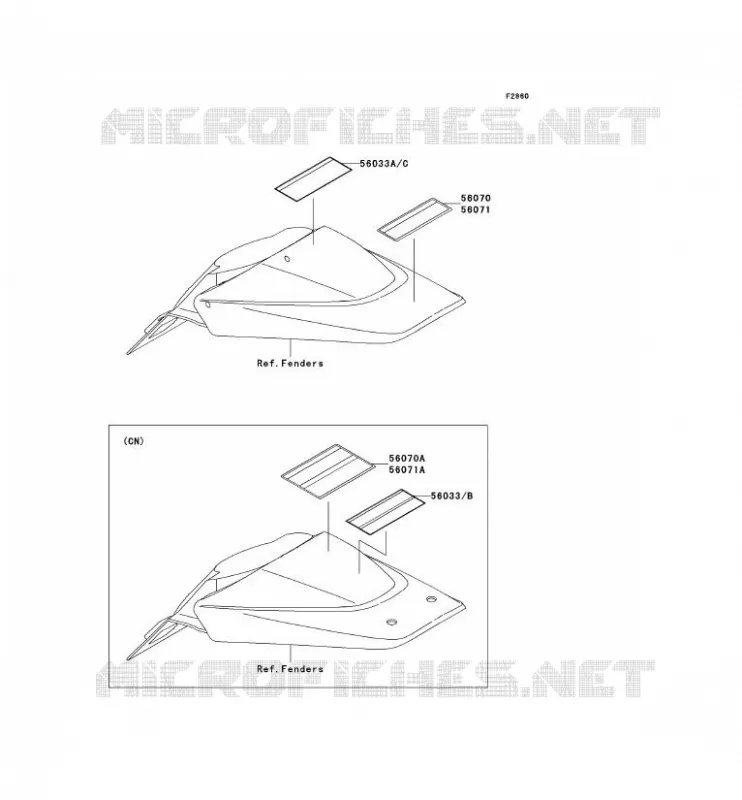 LABEL Kawasaki TOUT-TERRAIN 110 2009 KLX110  KLX110A9F