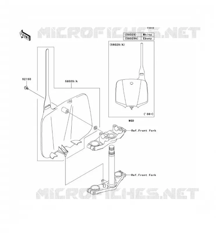 ACCESSOIRE Kawasaki TOUT-TERRAIN 110 2009 KLX110  KLX110A9F