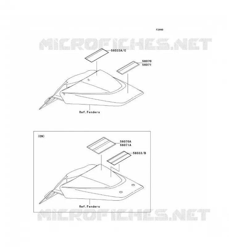 LABEL Kawasaki TOUT-TERRAIN 110 2009 KLX110  KLX110A9F