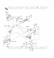 &Eacute;CHAPPEMENT pour Kawasaki KLX110