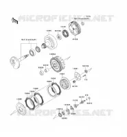 EMBRAYAGE pour Kawasaki KLX110