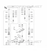 FOURCHE pour Kawasaki KLX110