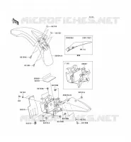 GARDE BOUE pour Kawasaki KLX110