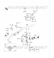 GUIDON pour Kawasaki KLX110